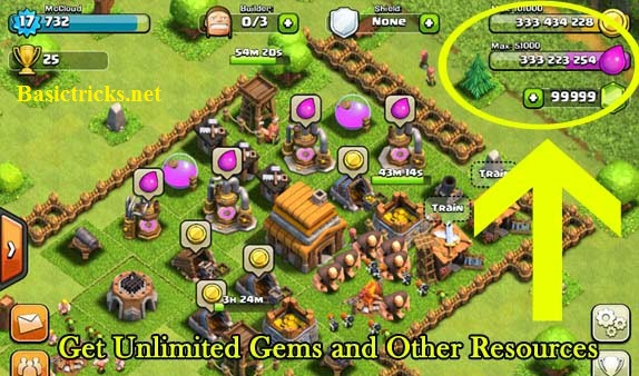 clash of clans hack unlimited everything
